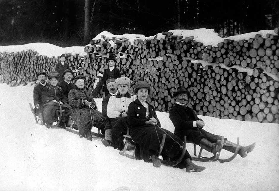 Schneevergnügen im Bayerischen Wald (öffnet Vergrößerung des Bildes)