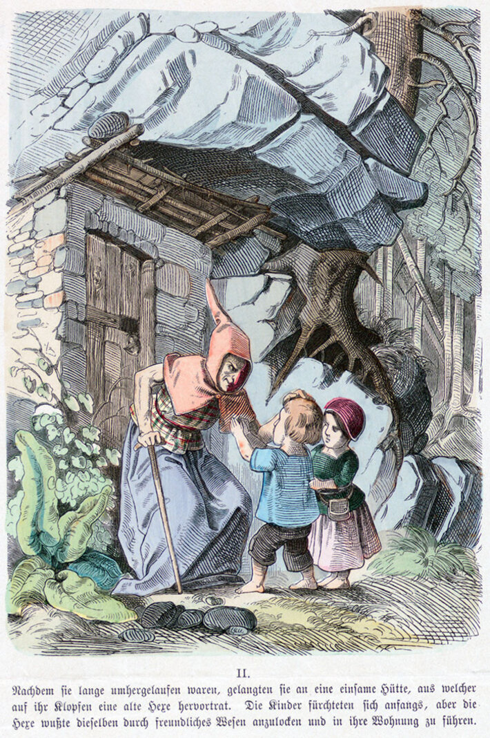 Ignaz Stölzle: Hänsel und Gretel (öffnet Vergrößerung des Bildes)