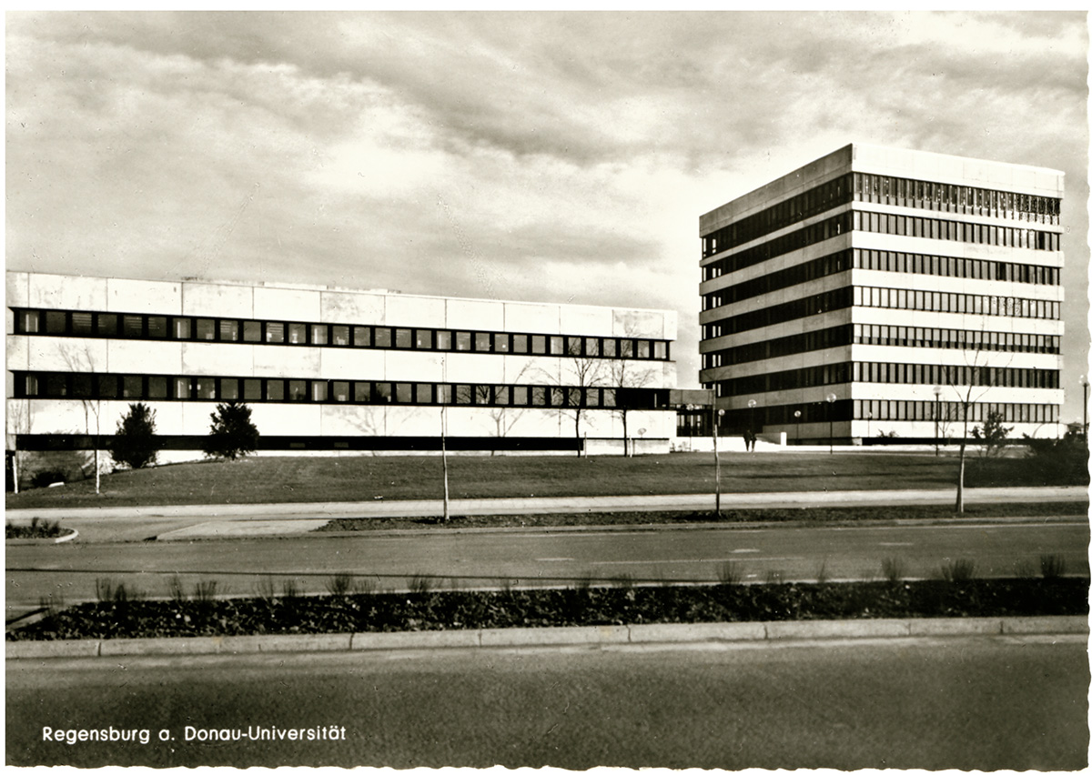 Gebäude der Universität Regensburg