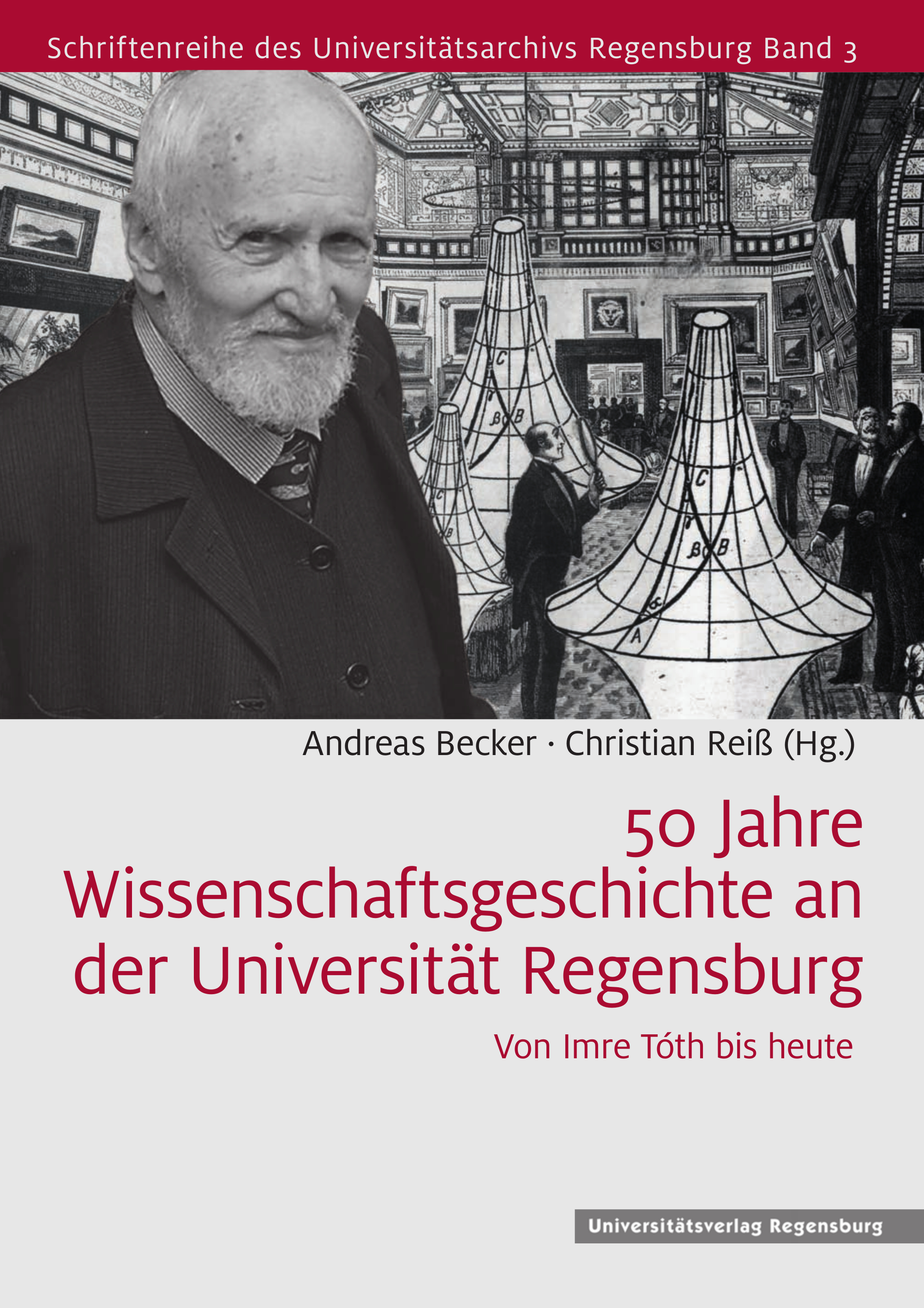 Buchcover, Portrait Imre Tóth (öffnet Vergrößerung des Bildes)
