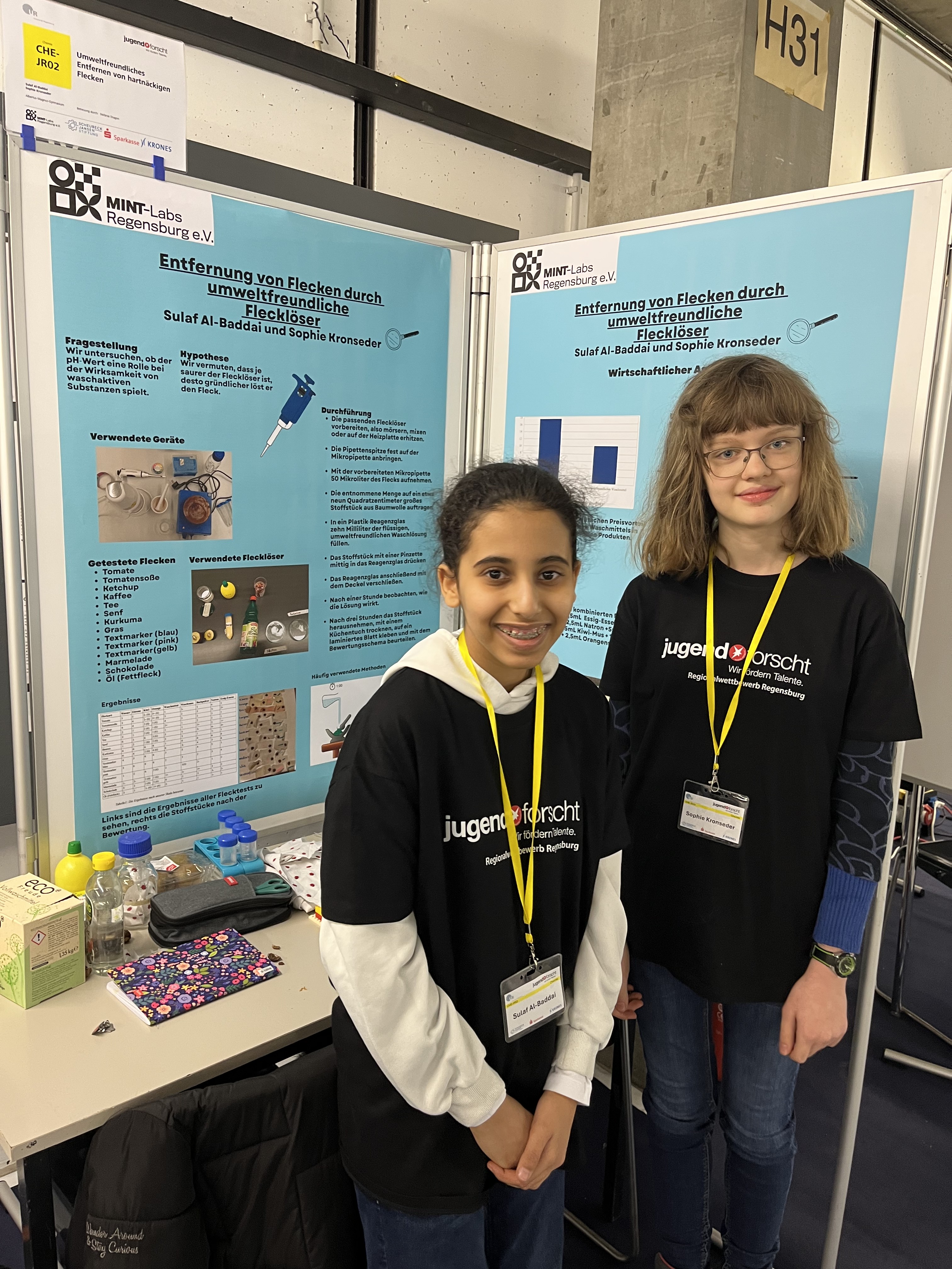 2. Platz Jugend forscht junior (öffnet Vergrößerung des Bildes)