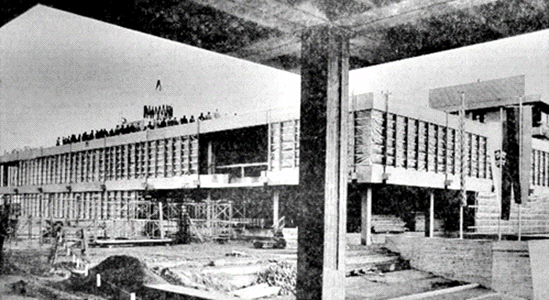 Neubau Rechenzentrum am 20.11.1976