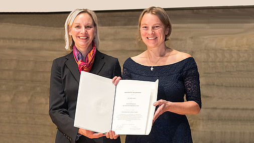 Verleihung des Gleichstellungspreises an Dr. Heike Wolter.